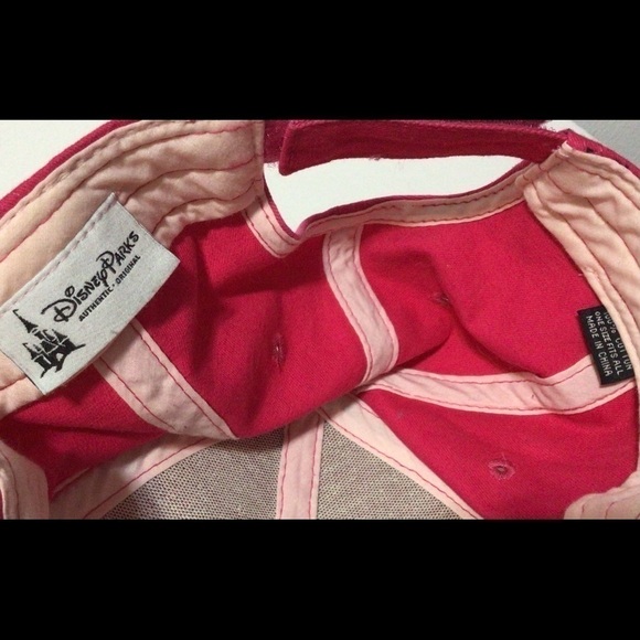 𝅺disney ESPN Ladies One-size Hat Pink Baseball Cap - Picture 7 of 7